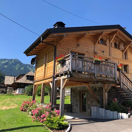 Chalet Cosy Et Moderne Vue Montagnes Seytroux Buitenkant foto