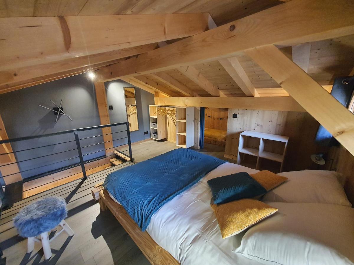 Chalet Cosy Et Moderne Vue Montagnes Seytroux Buitenkant foto