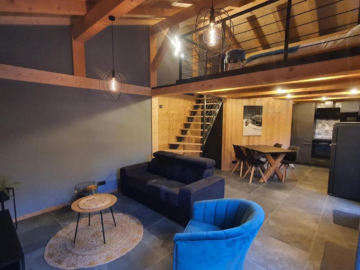 Chalet Cosy Et Moderne Vue Montagnes Seytroux Buitenkant foto