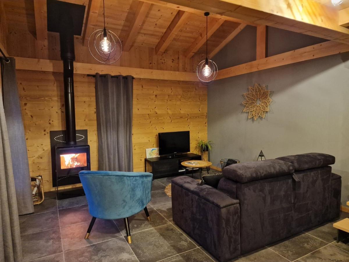Chalet Cosy Et Moderne Vue Montagnes Seytroux Buitenkant foto