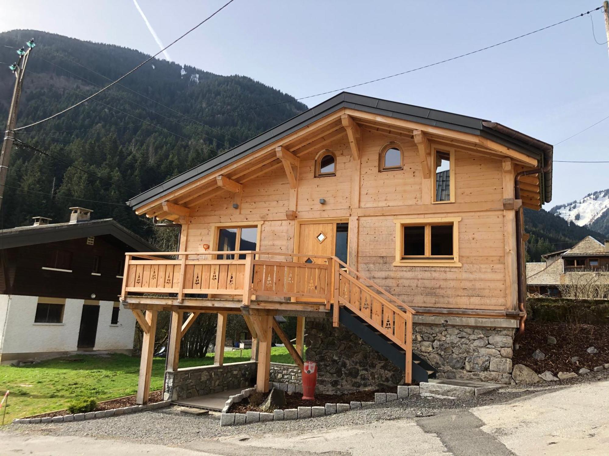 Chalet Cosy Et Moderne Vue Montagnes Seytroux Buitenkant foto